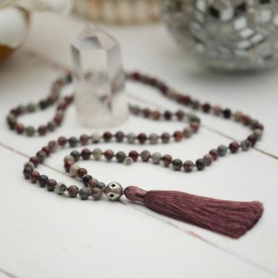 Collier en ame thyste