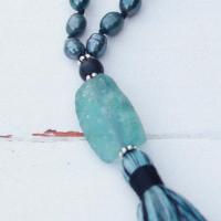 Collier en larimar energia